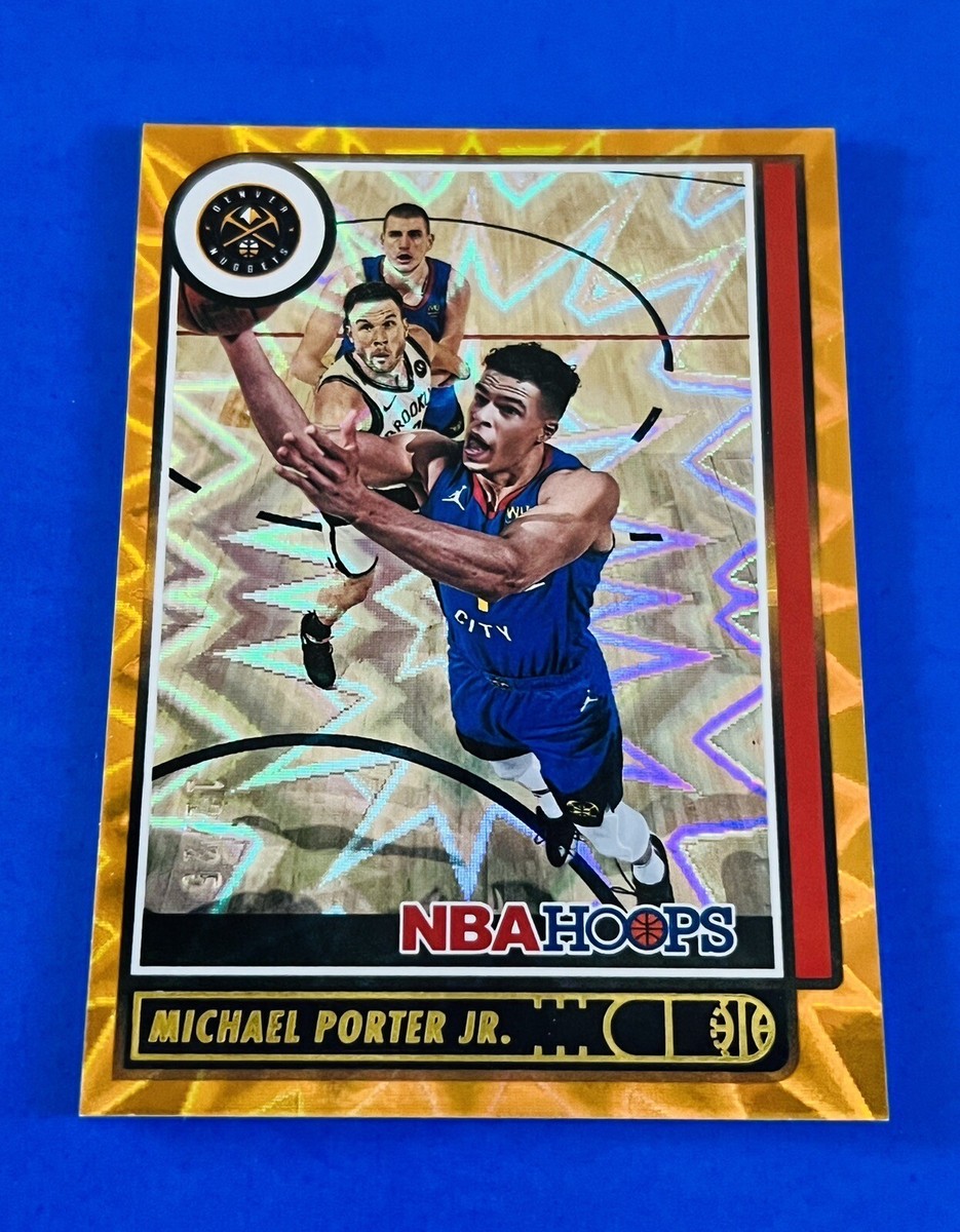2021-22 NBA Hoops Michael Porter Jr. Nuggets Copper Parallel Card