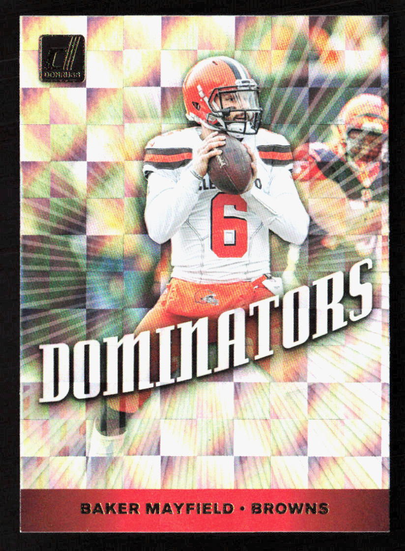 2019 Panini Donruss Baker Mayfield Dominators   #DOM-7 Browns