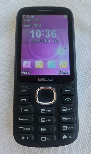 BLU Jenny TV 2.8 T276T - Black Yellow (Unlocked) Cellular Phone - Picture 2 of 5