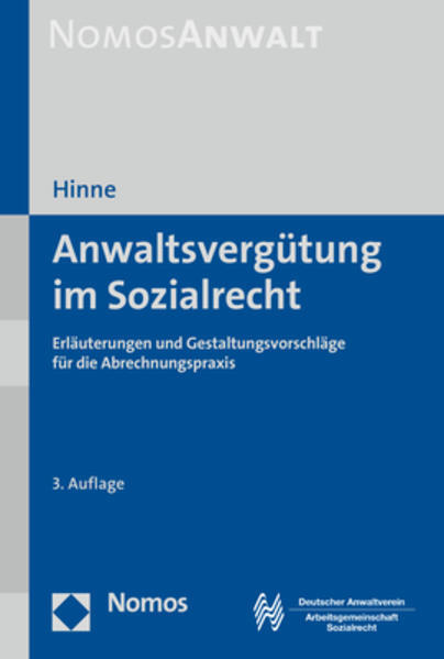 Thumbnail - Anwaltsvergütung Sozialrecht | Dirk Hinne | 2021 | Deutsch