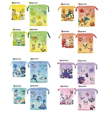 You Pick! Pokémon drawstring & zipper bag pouch colors & gradients Japan import