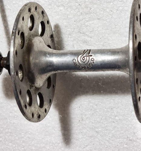 Mozzo Campagnolo Gran sport flangia alta 36h anteriore high flange hub Eroica - Foto 2 di 7