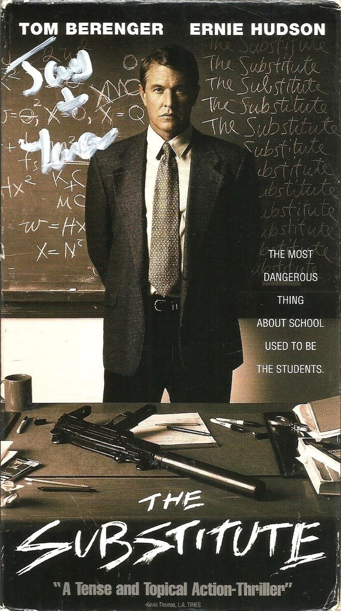 The Substitute VHS 1996 Tom Berenger Ernie Hudson Diane Venora