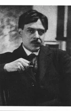 Wyndham Lewis, by Alvin Langdon, postcard, postcard, carte postale 