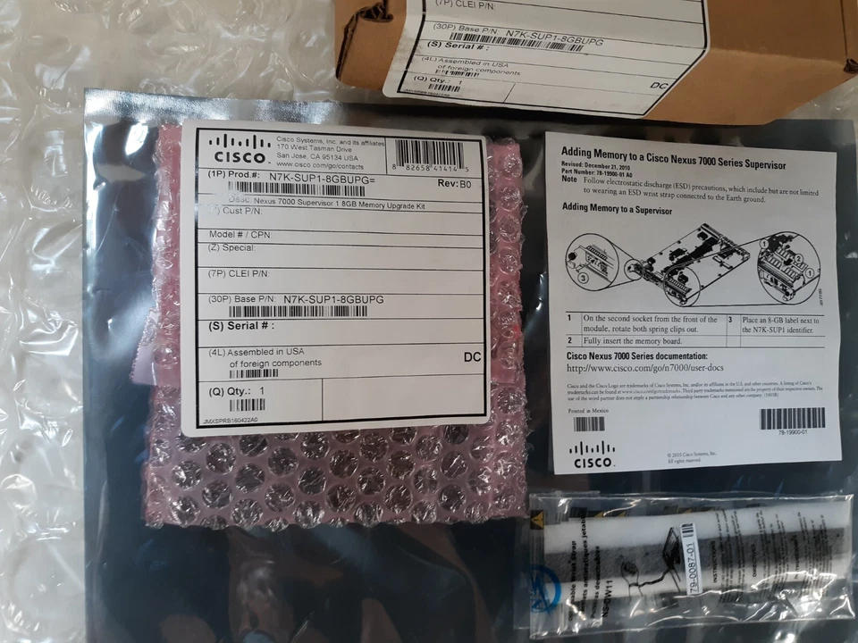 Cisco N7K-SUP1-8GBUPG 8GB Memory Upgrade Kit *NEW* - Image 2 of 2