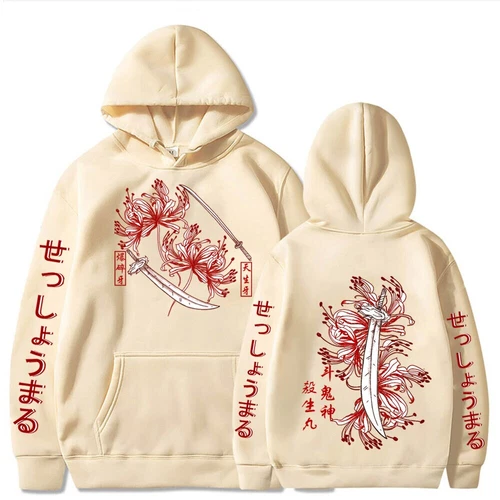 Mens Women Inuyasha Kagome Hoodies Anime Sweatshirt Pullovers Tops Gifts Cosplay - Picture 2 of 28