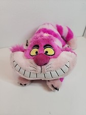 Disney Store Cheshire Cat Alice in Wonderland Plush Stuffed Animal 16 Pink READ