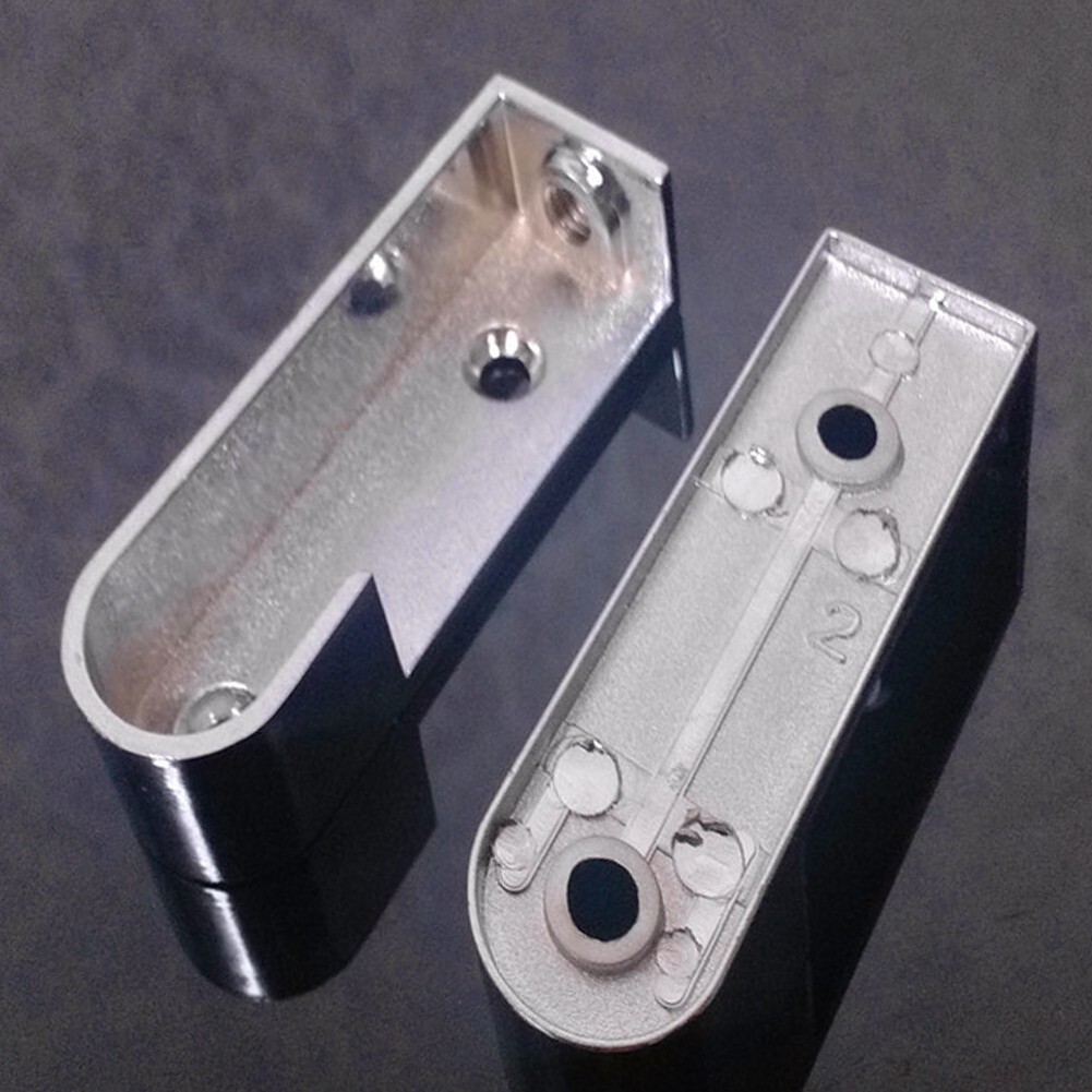 Zinc Alloy Wardrobe Bracket Non Fading Nickel Plating Strong and