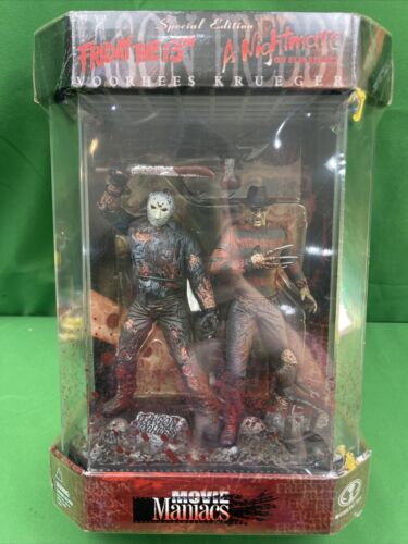 McFarlane Toys Movie Maniacs: Friday the 13th - Jason Voorhees VS Freddy Krueger - Picture 1 of 7