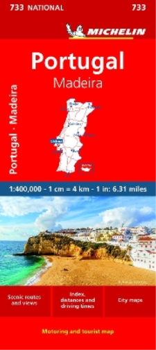 Michelin Portugal & Madeira - Michelin National Map 733 (Map)