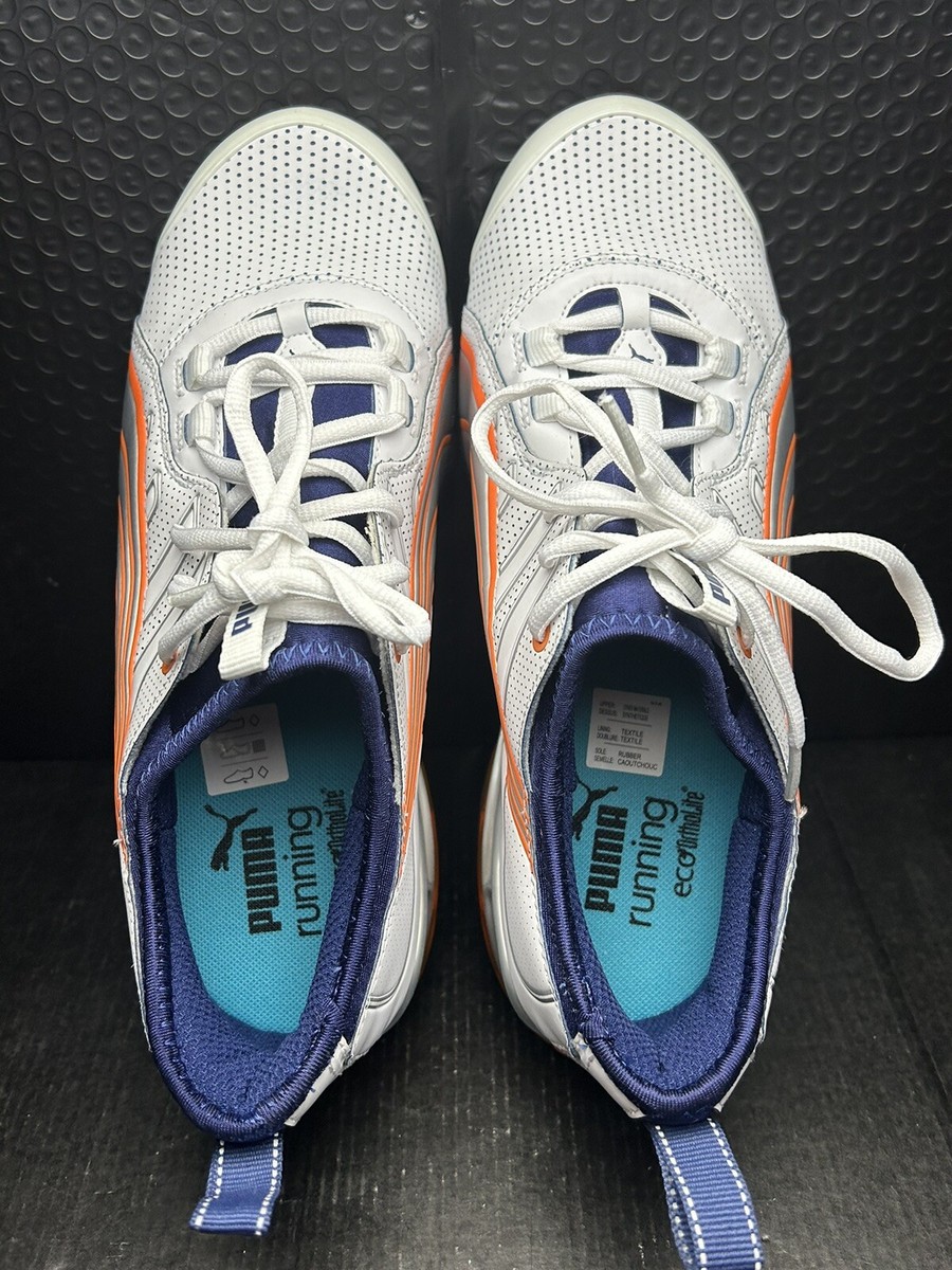 Puma Running Eco Ortholite White, Orange, Men's