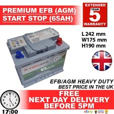 Bosch Eq. S5A05 AGM 027 FIT Battery Audi A1 Citreon DS3 NISSAN Quashqai VW Golf