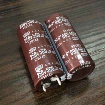 2Pcs/10Pcs NCC KMM Series 22x50mm 250V560uF PSU Aluminum Electrolytic capacitor