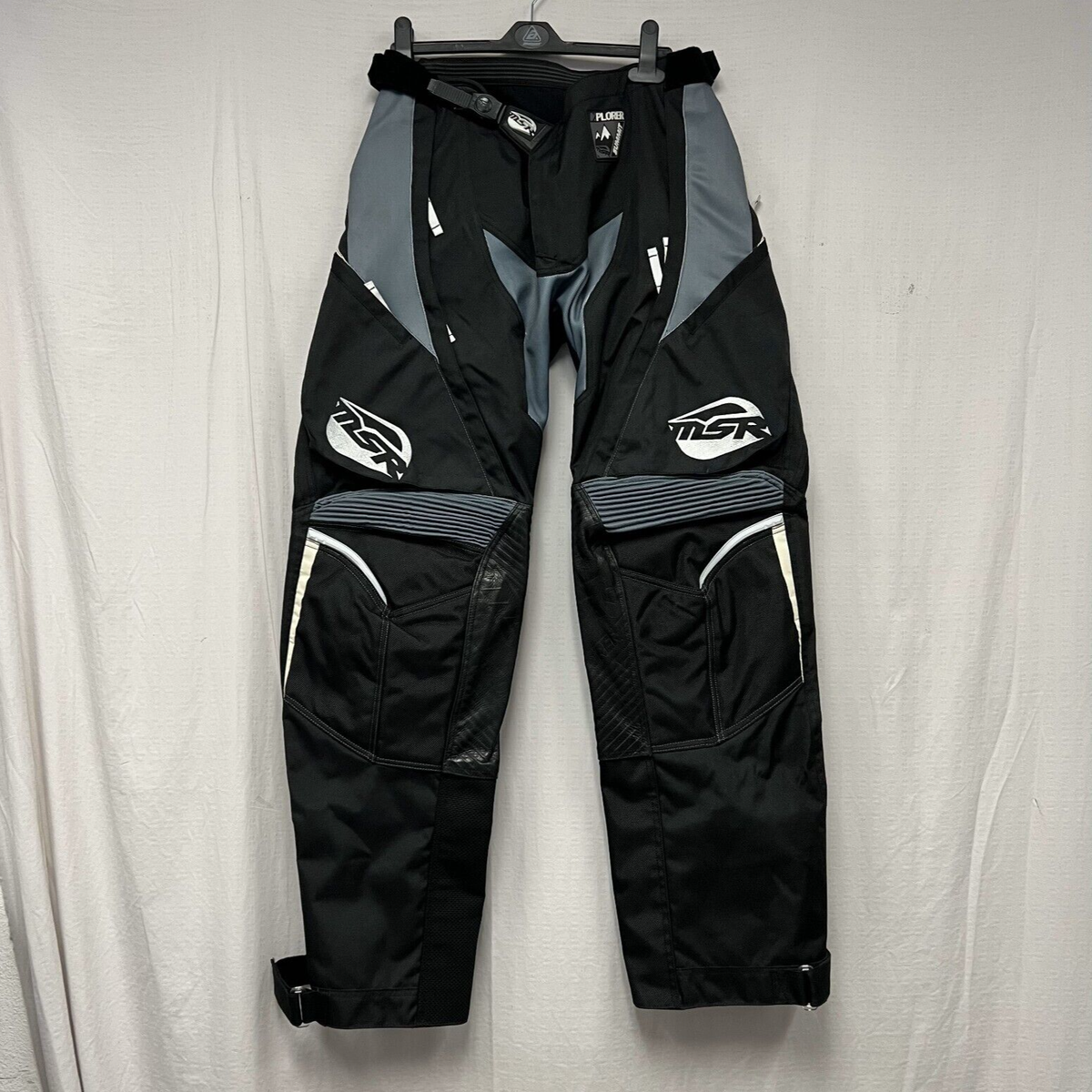 MSR Xplorer Summit Off-Road MX Motocross Pants Black/Gray Men's 32