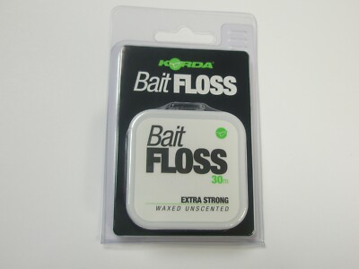 Korda BAIT FLOSS 30m Waxed Unscented Carp fishing tackle