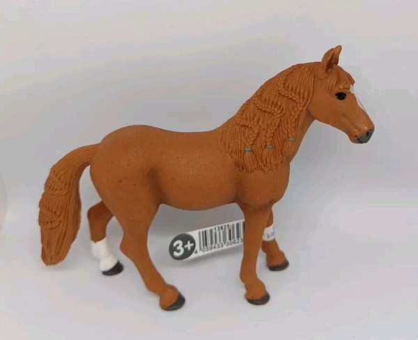Schleich Deutsches Reitpony Stute 13925 - Horse Club - Neu Mit FäHnchen - Pferd-image