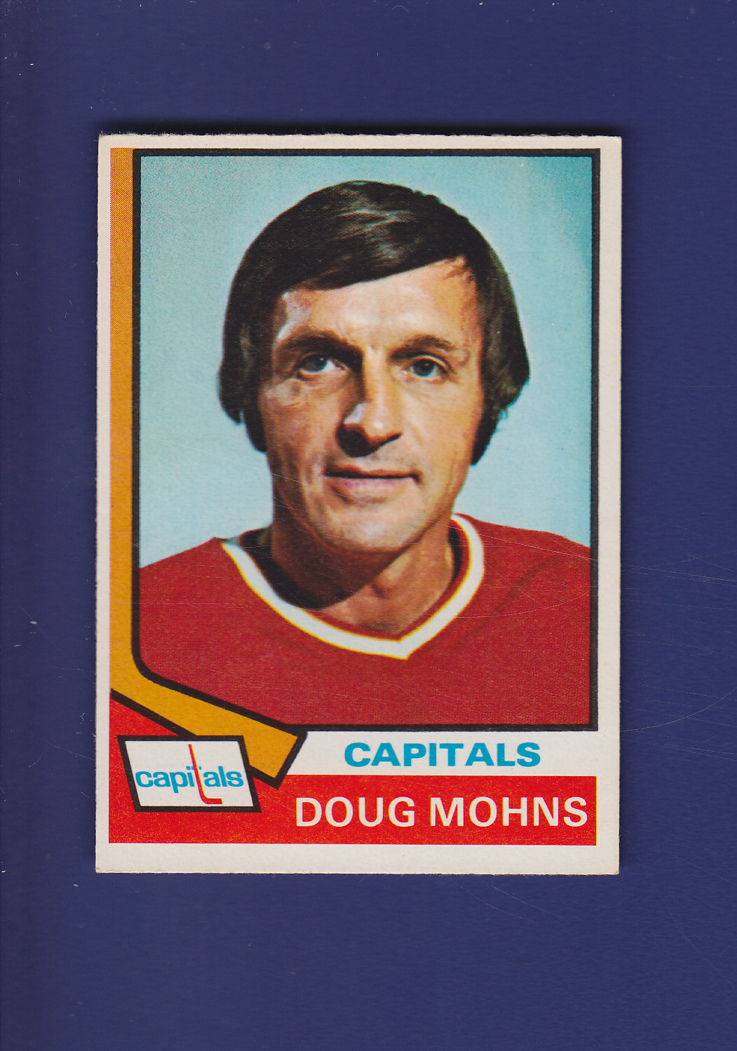 Doug Mohns 1974-75 O-PEE-CHEE OPC NHL Hockey #181 (NM)(OC) Washington Capitals