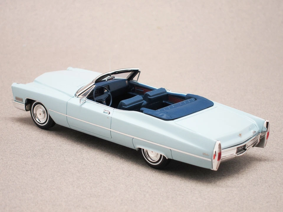 CADILLAC DEVILLE 1968 CONVERTIBLE, voiture miniature 1/43e GIM 001A - Photo 2/2