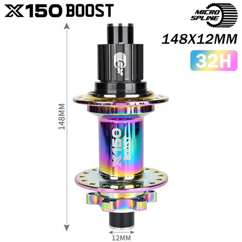 Mountain Bike 6 Pawls 150T Noise 4 Bearing Hubs BOOST 110x15/148x12MM Hub 28/32H - Picture 18 of 45