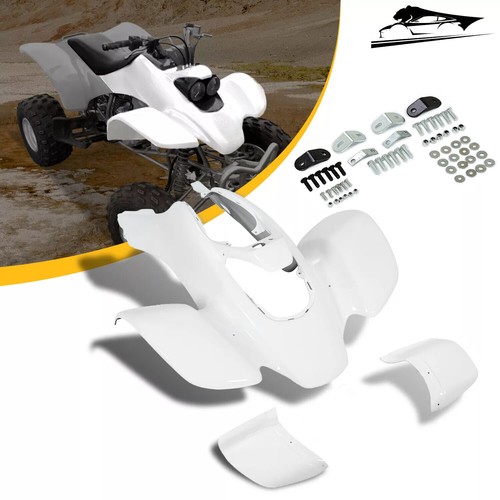 NEW White Front Fender ABS Plastic Kit For Honda TRX 400EX TRX400EX 1999-2004