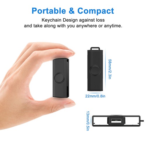 Lecteur CAC USB/Type C, DOD USB C Militaire Accès Common CAC, Lecteur Carte à Smart - Photo 9/21
