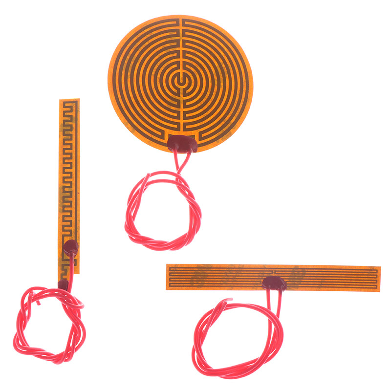 5/12/24V PI Heating Film Plate Polyimide Electric Heated Panel Pad Mat