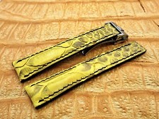 20mm/18mm Leather Watch Band Exotic Leather Watch Strap