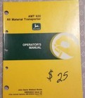 JOHN  DEERE AMT 622 ALL MATERIAL TRANSPORTER OPERATORS MANUAL