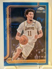 2025-26 Topps Chrome Basketball Jaxson Hayes #125 Blue Refractor /150