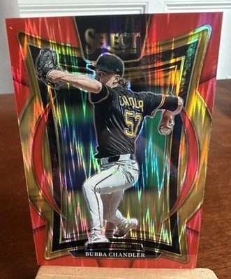 2025 Panini Select - Bubba Chandler #16 Red Flash Prizm /299 (RC)