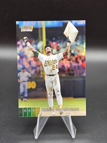 Rickey Henderson /25 - 2020 Topps Stadium Club Chrome, Orange Refractor *read!* - Picture 1 of 3
