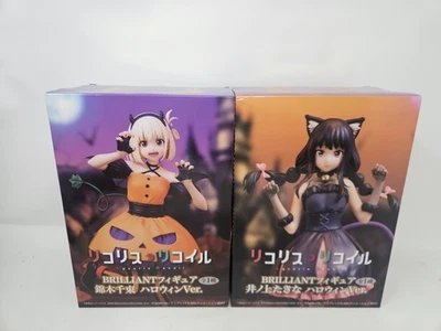 Lycoris Recoil BRILLIANT Figure Halloween Ver Set Chisato Takina Anime PVC