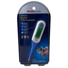 CVS Health Digital Thermometer Flexible Tip New