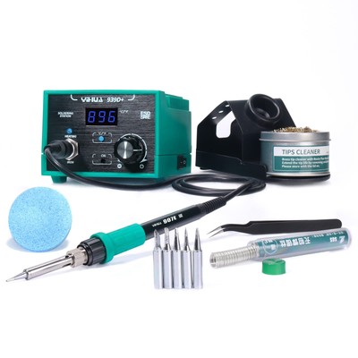 939D+ Digital Soldering Station, 75W Equivalent with Precision Heat Control (...
