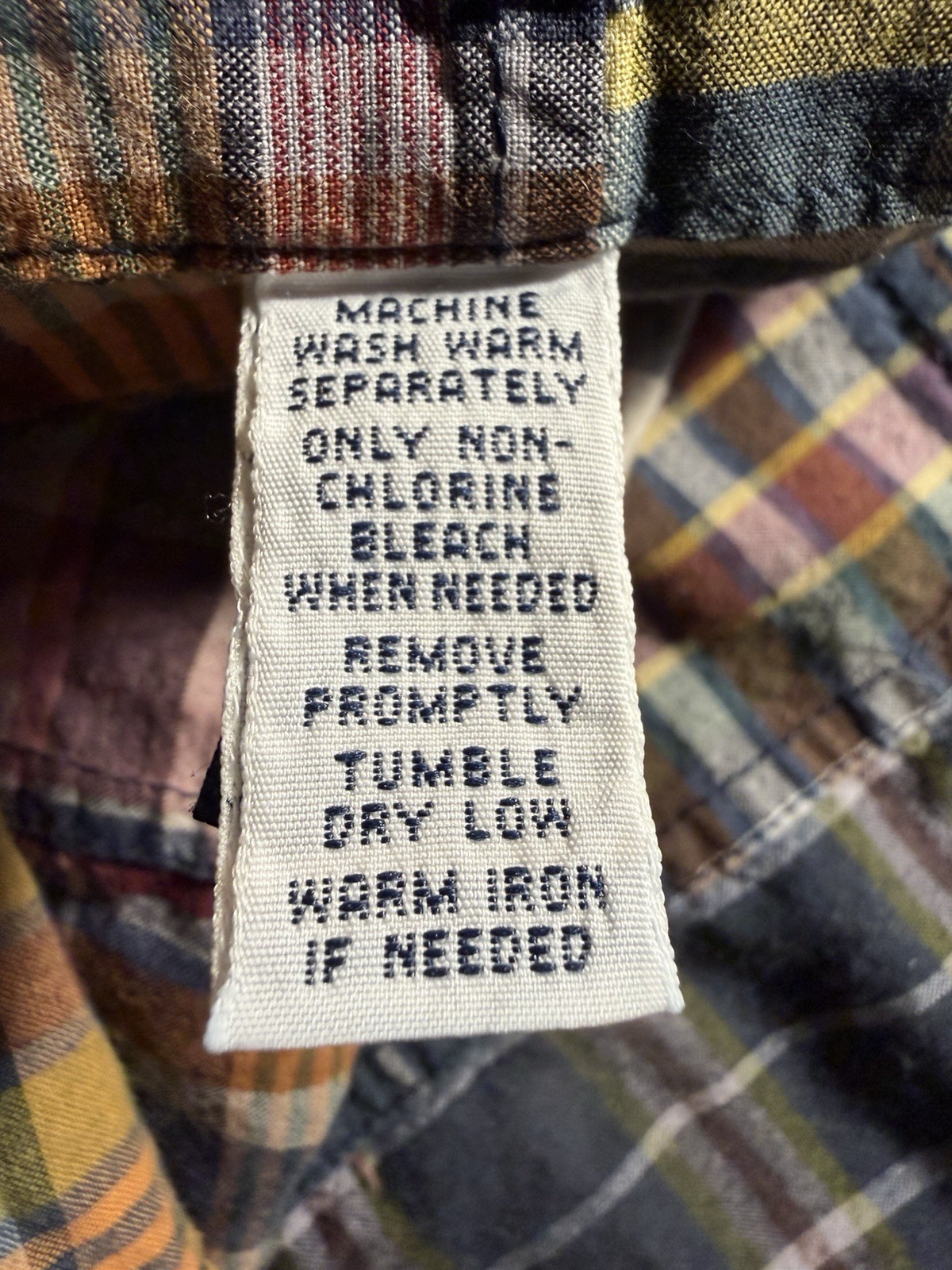 Ralph Lauren Patch Work Madras Button Down Shirt … - image 13