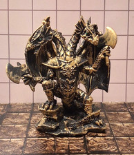 Blat / Fantasy : 2-osobowy smok / 2-głowy smok - posąg - 10 cm