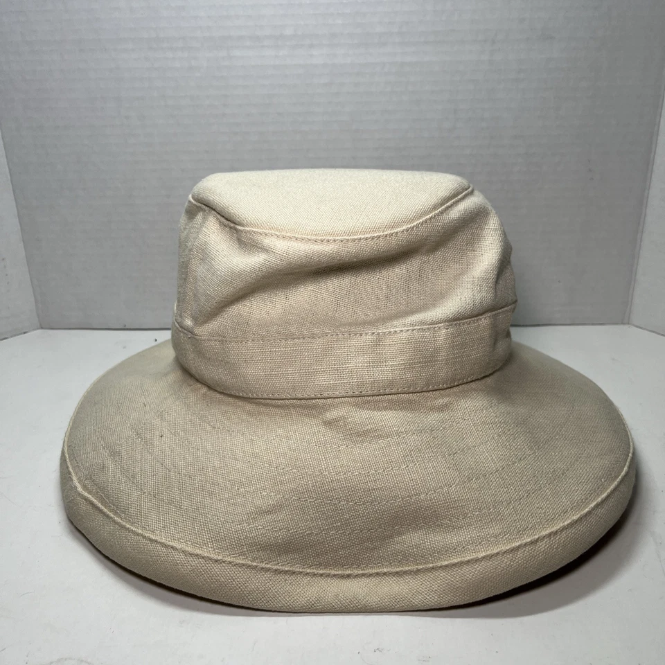 The Tilley Hemp Hat Adult Small S/P Tilley Endurables Travel Hat Safari Beige - Image 2 of 4