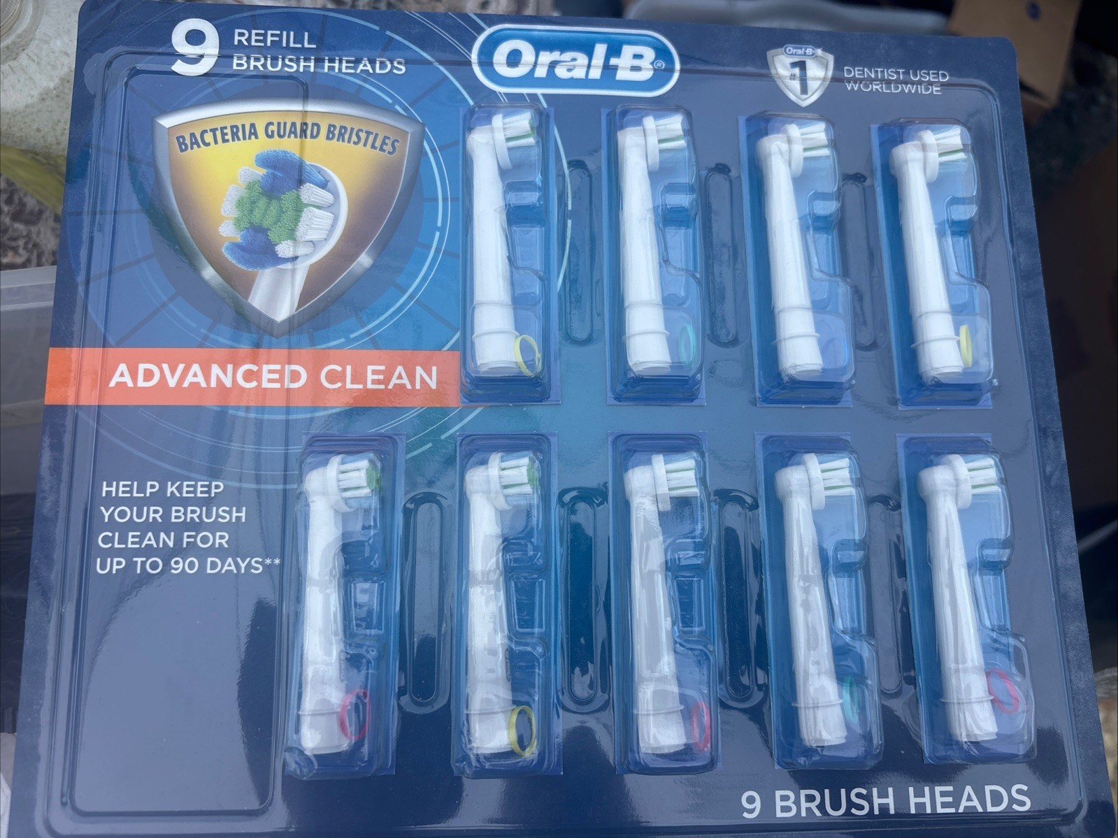 Oral-B- Advanced Clean - Replacement Brush Heads EB20AB - 9 