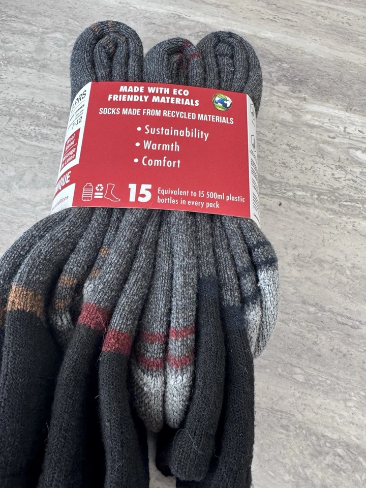 Pathfinder by Kodiak Thermal Wool Blend Socks Men’s 7-12 3 Pairs - Image 2 of 3