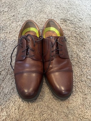 Florsheim Men's  Midtown Cap Toe Oxford Cognac Size 9 EEE width Excellent