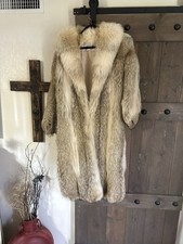 Vintage Full-Length Coyote Fox Fur Coat worn once