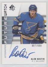2019-20 SP Authentic Future Watch Rookies 967/999 Klim Kostin #246 Auto 4f5