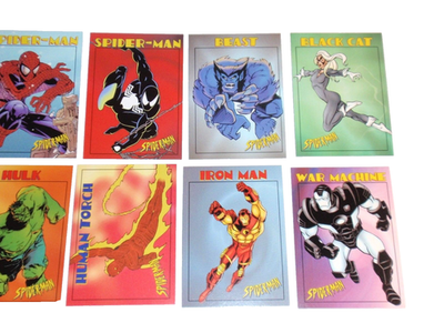 1997 FLEER SKYBOX SPIDER-MAN .99 BASE 50 CARD SET VENOM '97