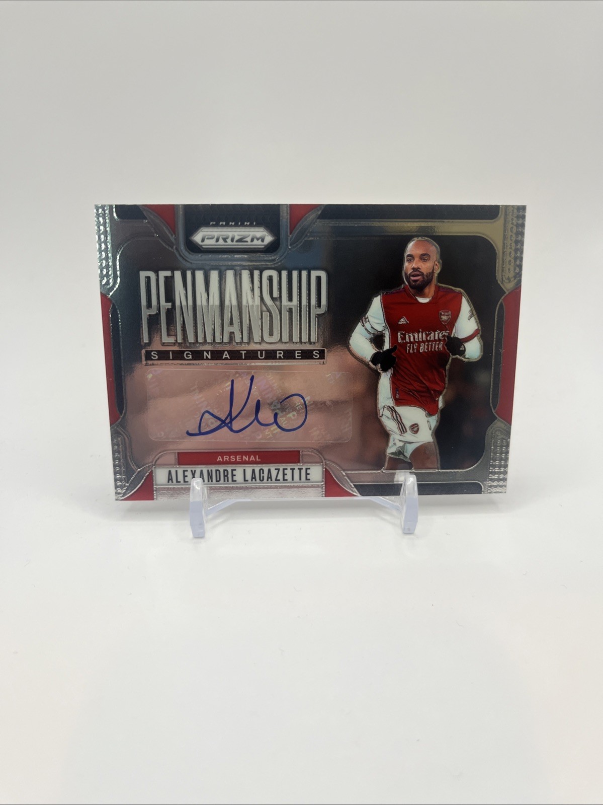 2024-25 ALEXANDRE LACAZETTE AUTO PANINI PRIZM PREMIER LEAGUE PENMANSHIP