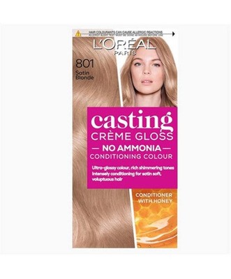 Loreal Paris Casting Creme Gloss Conditioning Color 801 Satin Blonde