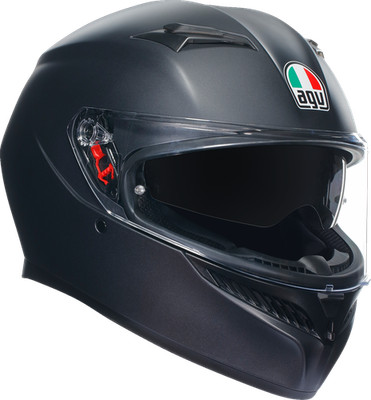 AGV K3 Mono Matte Black Unisex Adult Motorcycle Street Race Full Face Helmet