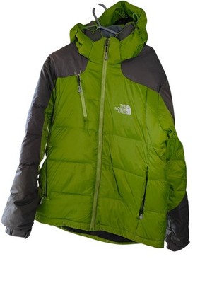 The North Face Summit Series Daunenjacke Herren Med Grün Kapuze Puffer Mantel 85/15