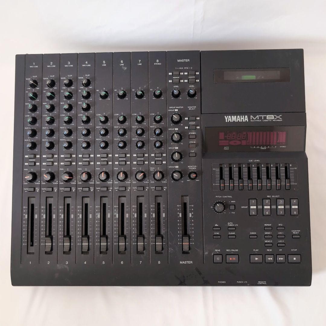 配信機器・PA機器・レコーディング機器 YAMAHA MT8X JUNK YAMAHA MT8X Multitrack Cassette Tape Recorder 8track