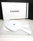 Chanel CC - Handheld  Mirror / Luxury Decor Mirror - White w/Black - New in Box