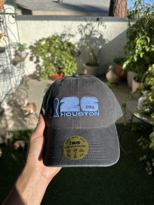 #ad Official 2026 FIFA World Cup in HOUSTON Adjustable Black And Blue Hat NWT $28.00
